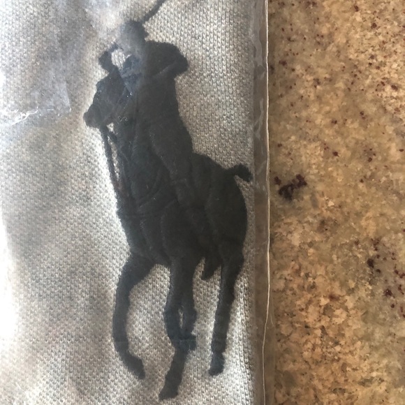 Ralph Lauren Polo NWT big pony collar shirt black gray white navy blue - Picture 9 of 16